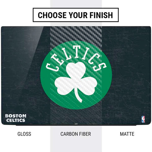 NBA Boston Celtics Black Secondary Logo Dell Vostro Skin